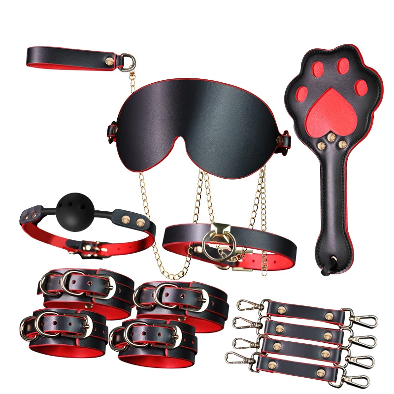 8 Piece BDSM Sexuels Wholesale Erotic Adult for Couples Sex Furniture Set Sex Toys Gear japan Bondage Kit SM Products