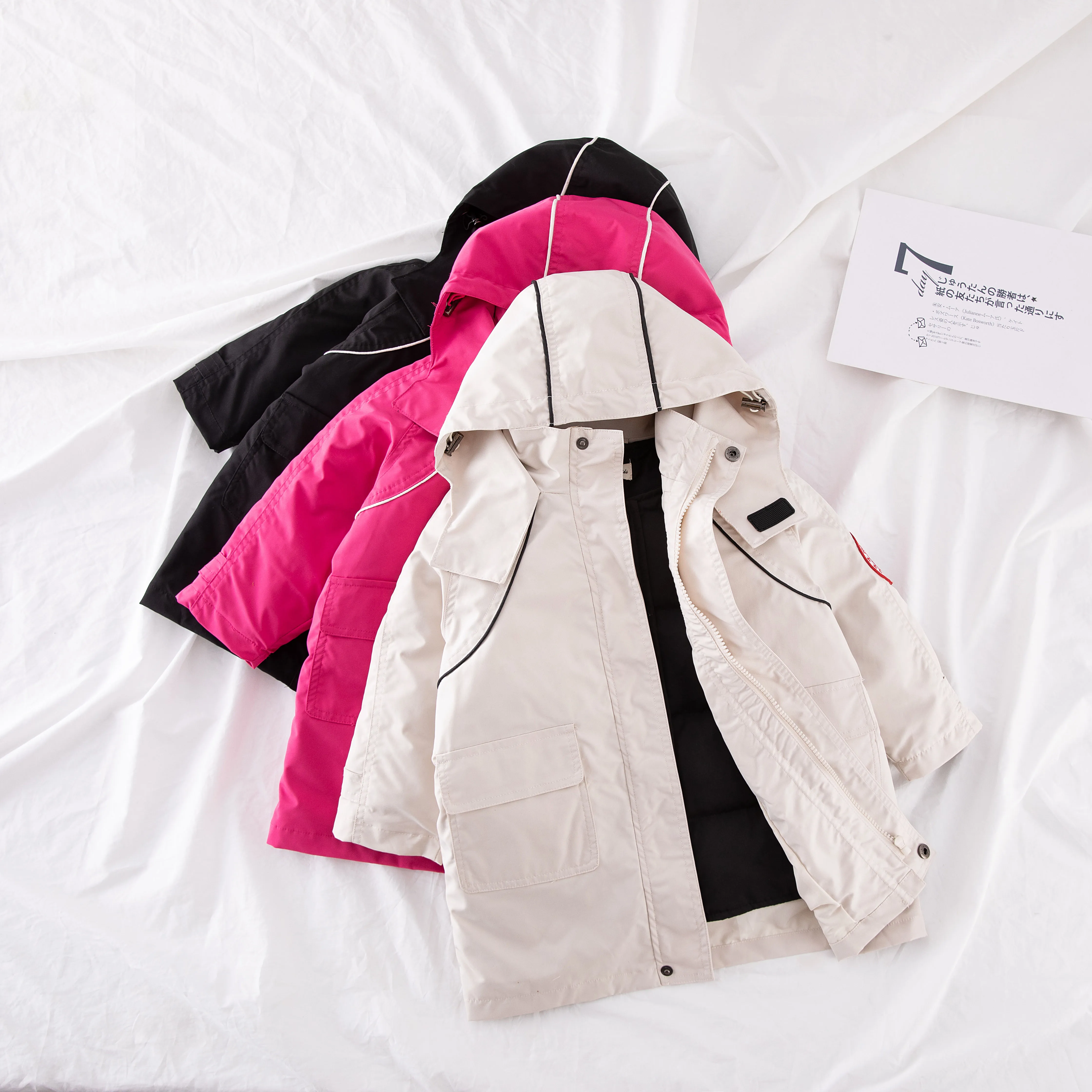 
wholesale kids winter clothes kids puffer jacket 2-piece set coat 