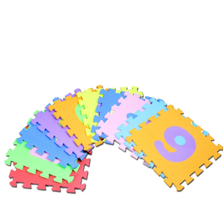 Bilink 30x30x1cm Alphabet Numerals Education Puzzle eva foam baby play mat