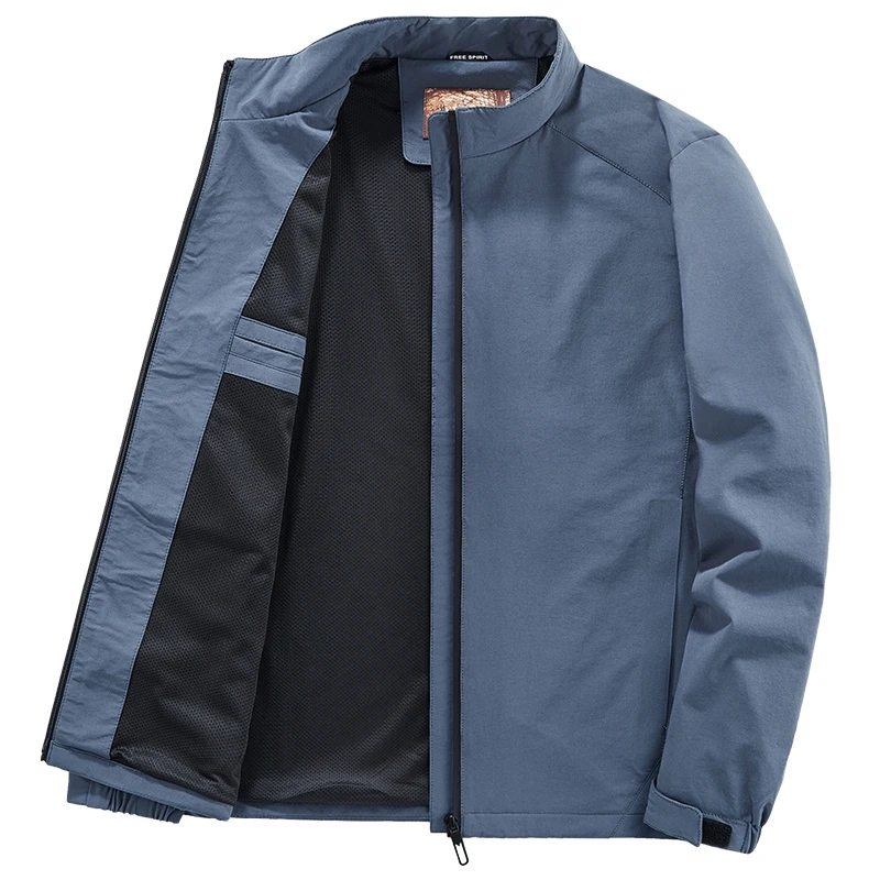 2021 Autumn Polyamide Breathable Mesh lining Mens Windcheater Casual Jacket
