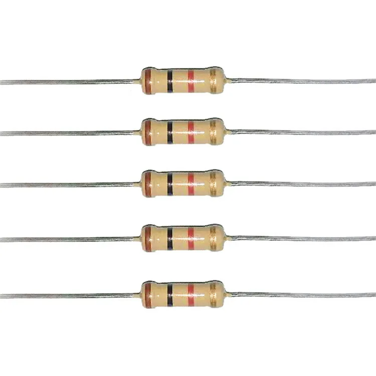 Carbon Film Resistance 1/4w 1w 2w 5w carbon resister Carbon Film Resistor