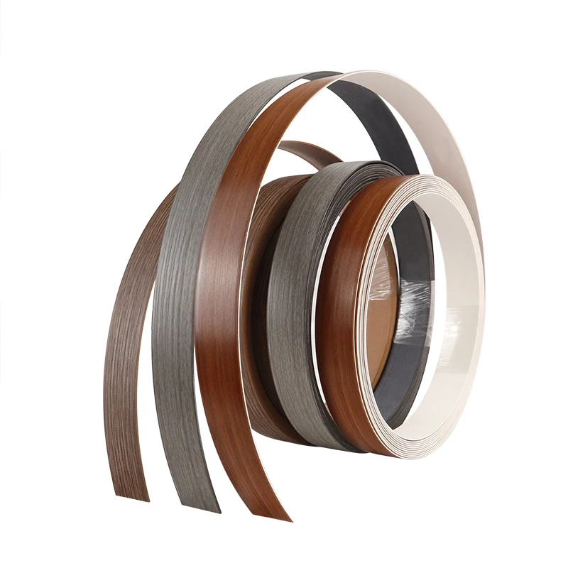 Age Resistant Edge Tape High Quality Flexible Wood Grain 1*19 mm Pvc Edge Banding for Table