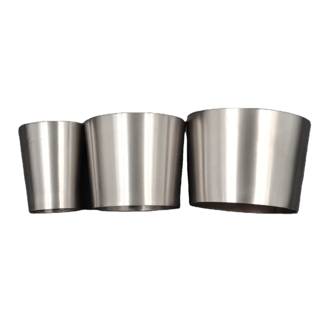 Customizable Concentric Pipe Reducer High Quality Titanium Polished Cone  Connector Stainless Steel Exhaust Pipe Transition