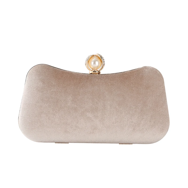 
Classic Design New Style Evening Bag Simple Design Clutch With Korea Velour For Wedding Banquet Party Porm(more Colors) 