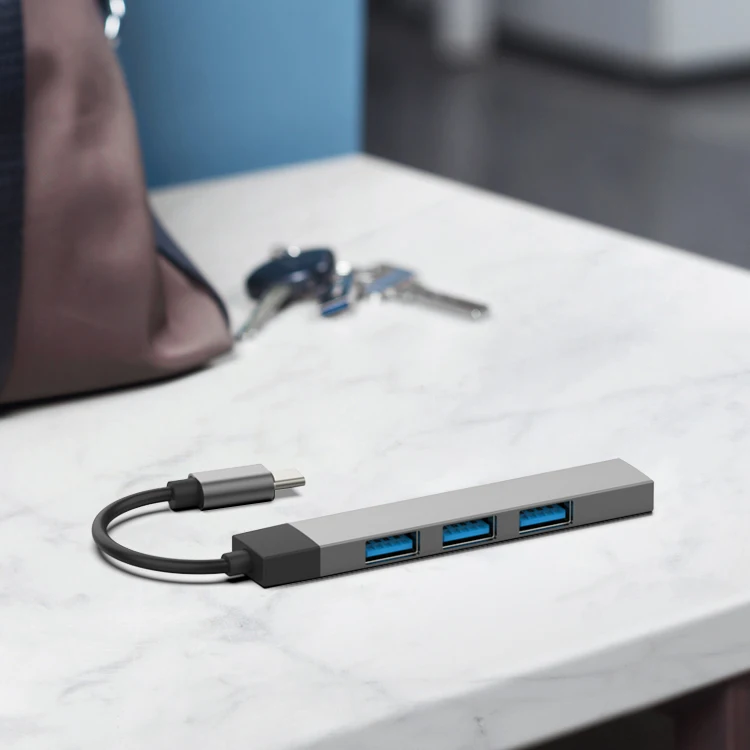 4 порта USB C концентратор в 1 док-станция для ноутбука 3 0 ПК Mac ноутбук Настольный