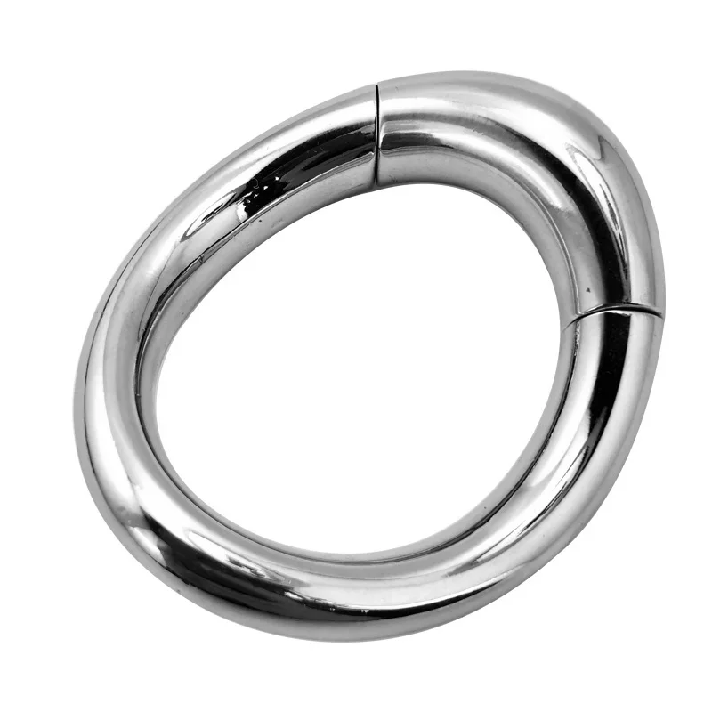 New Stainless Steel Magnetic Cock Ring Play Game Sex Toy BDSM Penis For Delay Ejaculation