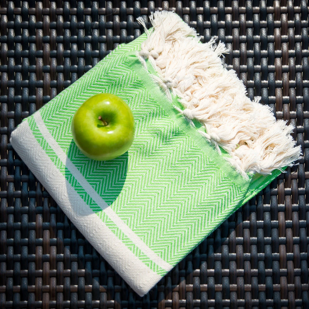 Stock wholesale 100% cotton diamond weave turkish hammam beach towels fouta towel