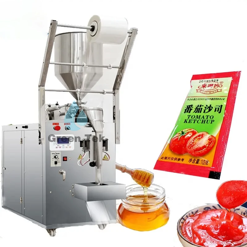 Factory Outlet 6 Lanes BG-100YS Paste Ketchup Mayonnaise chili sauce  Tomato Sauce Sachet Packing Packaging Machine