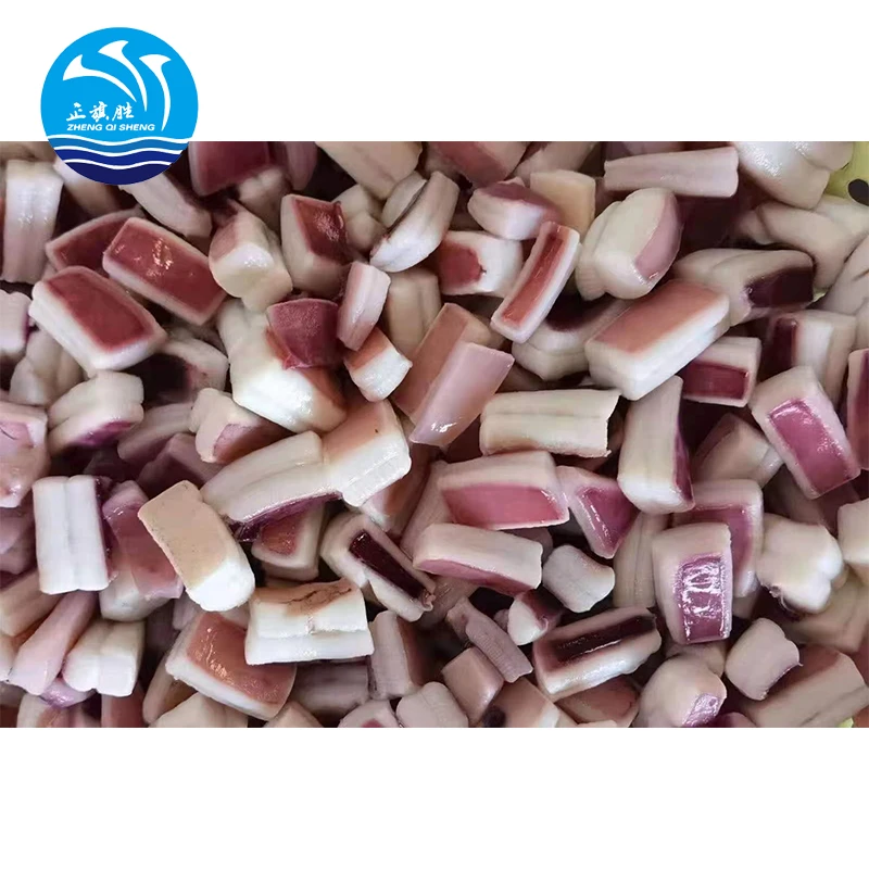 Proper Price Top Quality Frozen Cut Poulp Indian Ocean Squid Cube Seafood