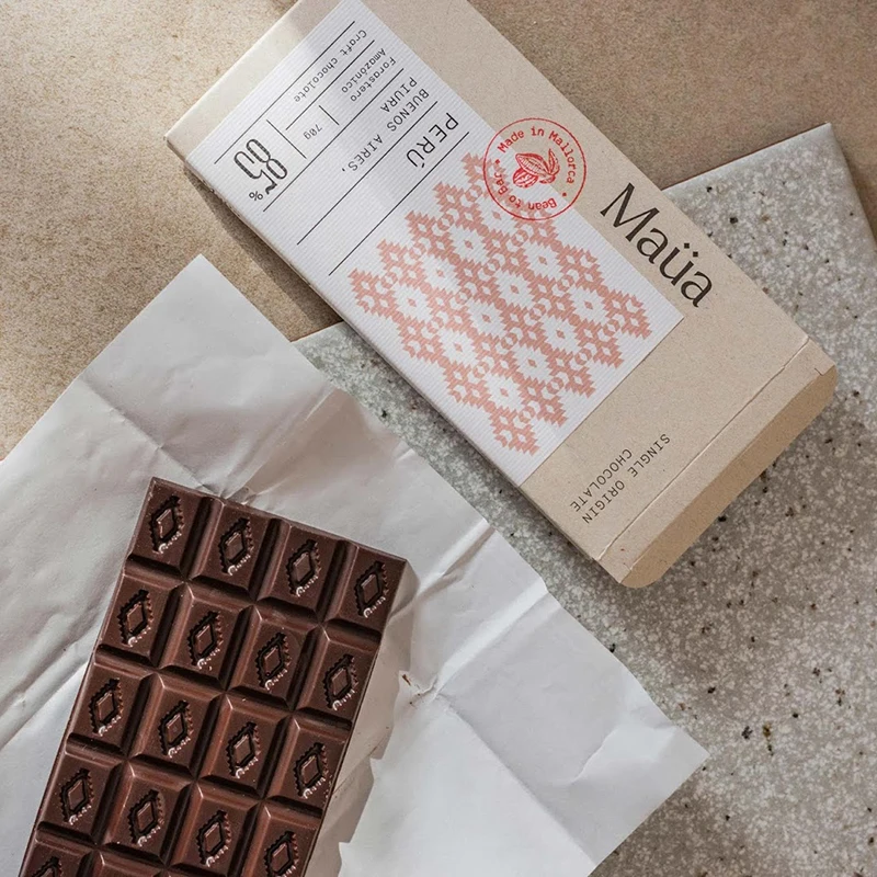 Luxury Mushroom Chocolate Bar Box Custom Logo Printed Blank Kraft Paper Chocolate Boxes