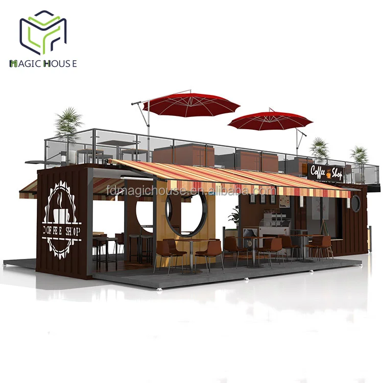 Magic House docker container kiosk buy a container coffee shop