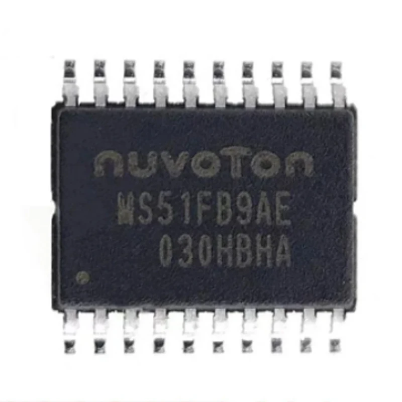 New Original Original Electronic Components Microcontroller 8BIT 32KB FLASH 20TSSOP IC MCU Chip MS51FB9AE MS51FC0AE