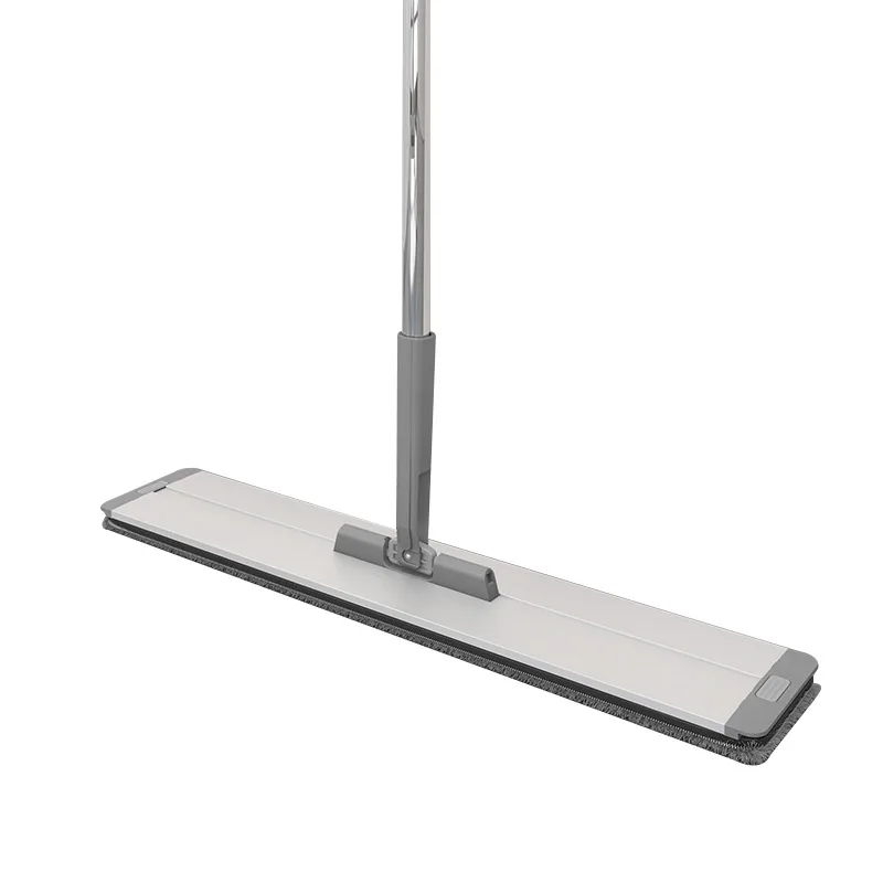 Portable Microfiber Flat Mop Set with Swivel Bucket Magic Cleaning Handle for Home and Car Use Boxed Packaging