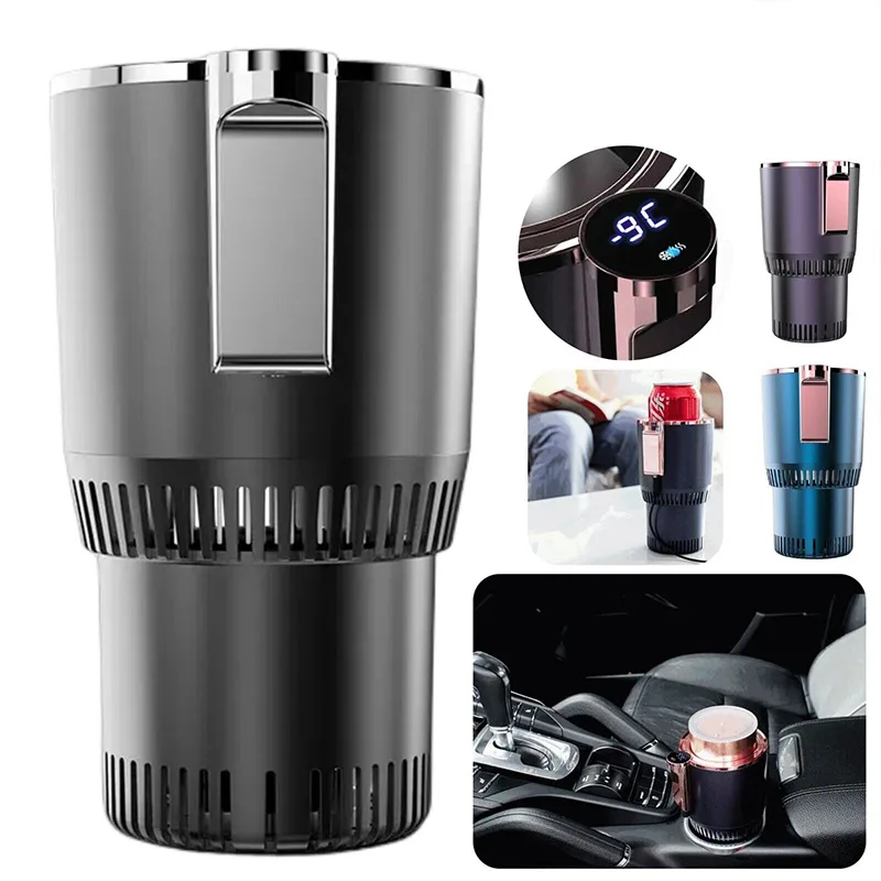 2024 Electric Heated Travel Mug 12V Stainless Steel Tumbler coffee Heating Car Cup kettle