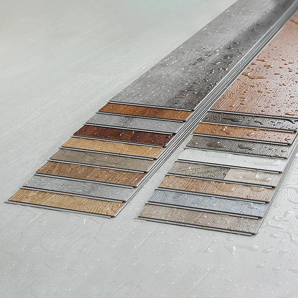 Luxury Design Eco Friendly Rigid Core Click Installation Waterproof Plastic Tiles Spc Flooring Vinyl Plank 6mm