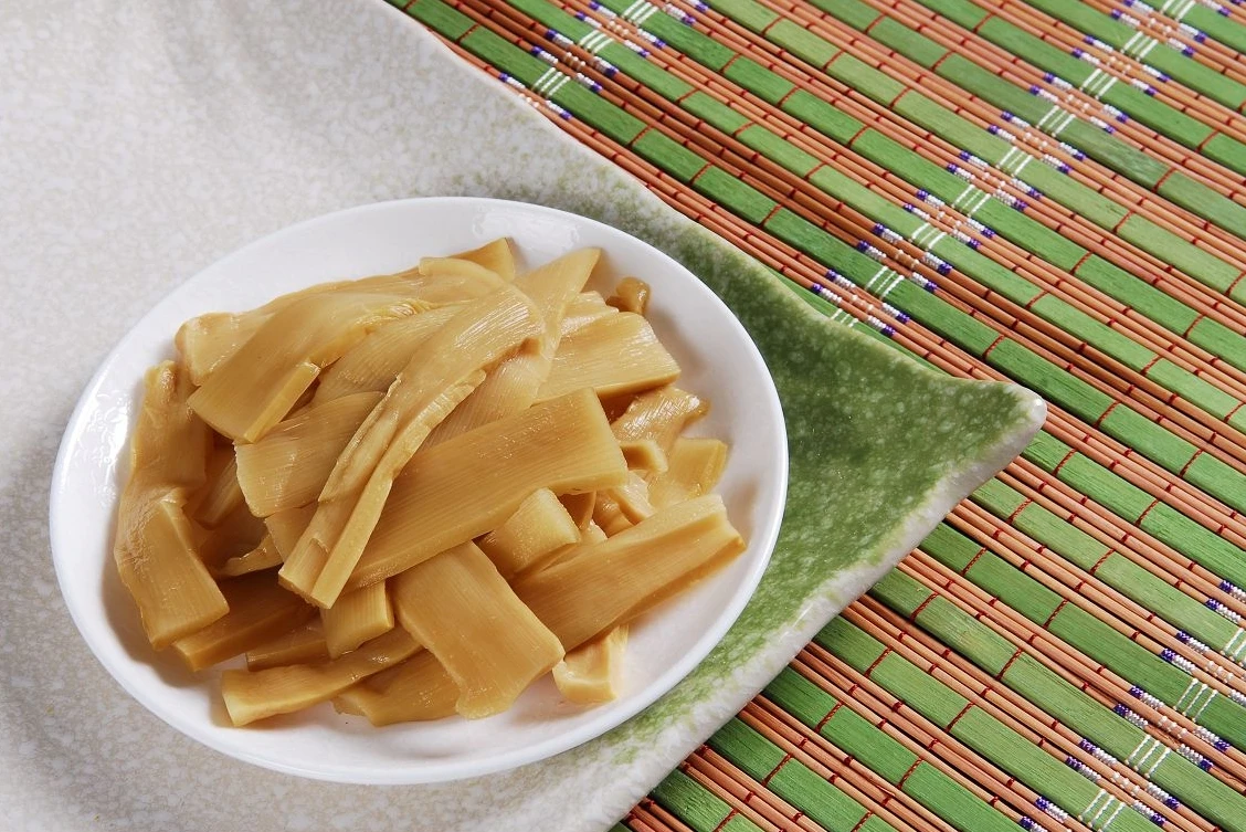 Boild Nutritional value Seasoned Bamboo Sprout Sliced  Menma for Japan Sushi Ramen Noodles