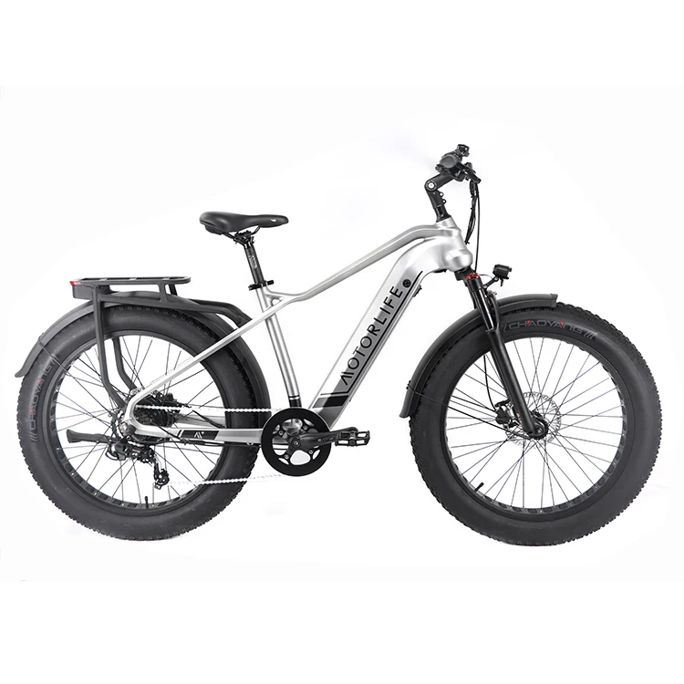 2024 Motorlife Hot selling LEOPARD Fat-M Electric Moutain Bicycle with Bafang 48V 500W rear motor Aluminum Alloy Frame eMTB