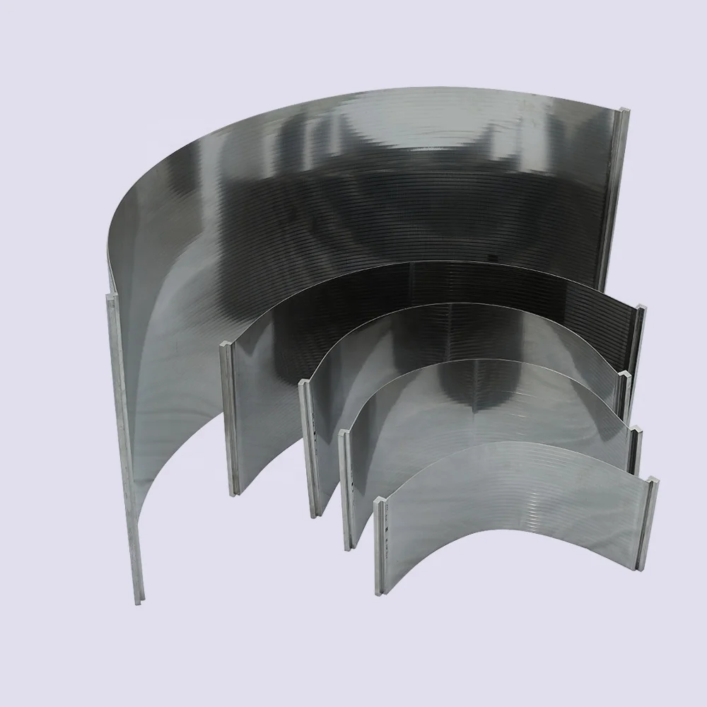 120 radian wedge wire corn fiber separation pressure arc sieve