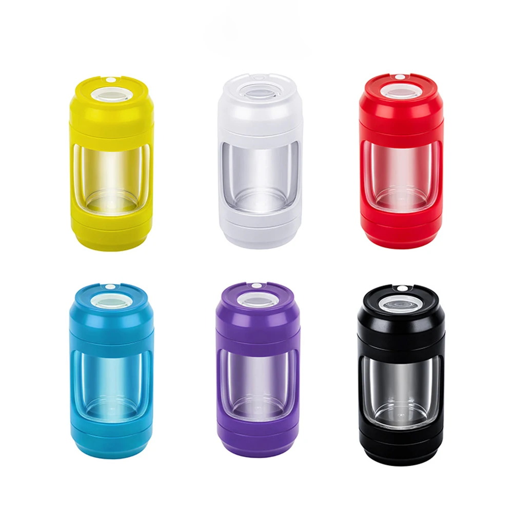 Popular wholesale cigarette grinder tobacco storage tank acrylic sealing pot cigarette grinder