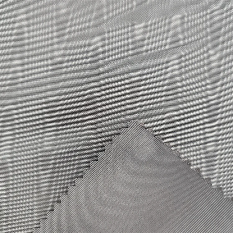 High-Grade Liquid Satin Fabric Crystal silk shiny satin fabric for dress Liquid Reflective Metallic