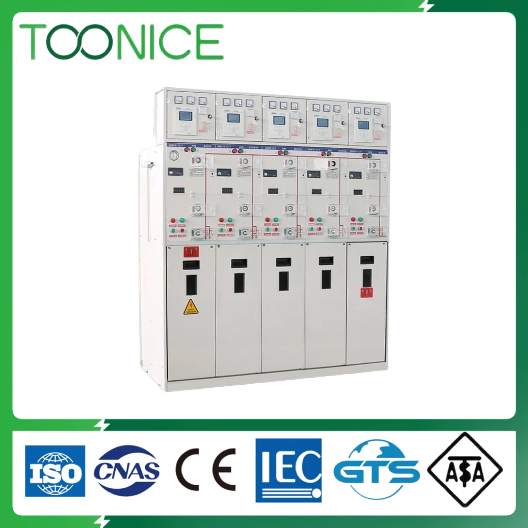 Toonice 11kv high voltage electrical sf6 gas insulated ring main unit rmu switchgear gis box