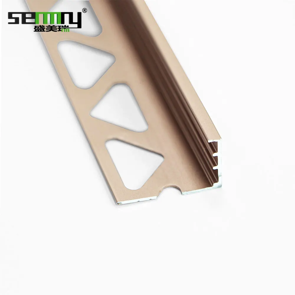 Ceramic Tile Trim for Professional Finish Look Wholesale ceramic corner trim 2mm-12mm Aluminium Tile Trim