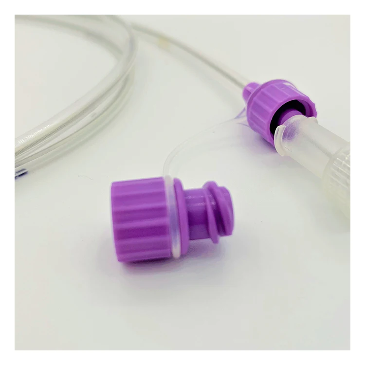 Одноразовая безопасная назокишечная силиконовая трубка для кормления желудка с проволокой