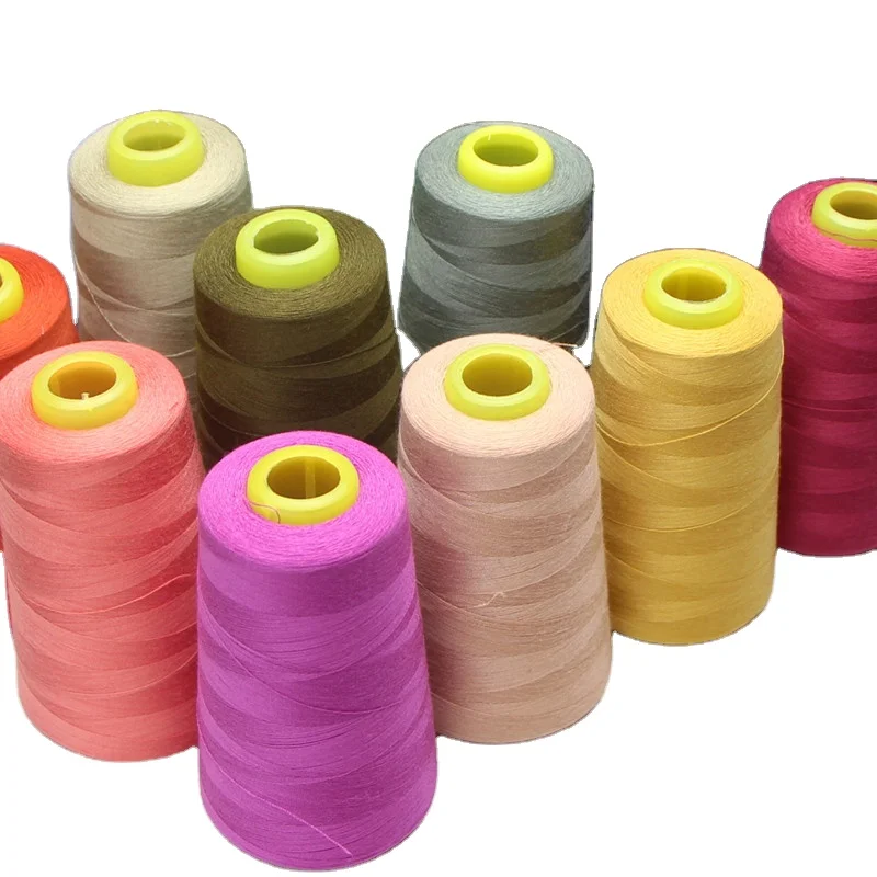 READY TO SHIP LOW MOQ 100% POLYESTER SEWING THREAD TEX27