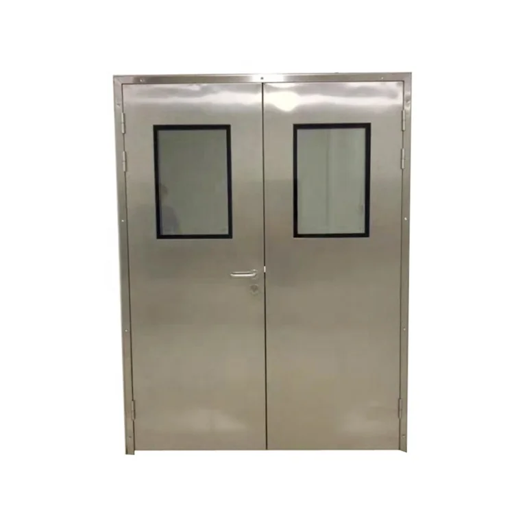 Hermetic Integrated GMP Clean Room Door Stainless Steel Clean Room Door