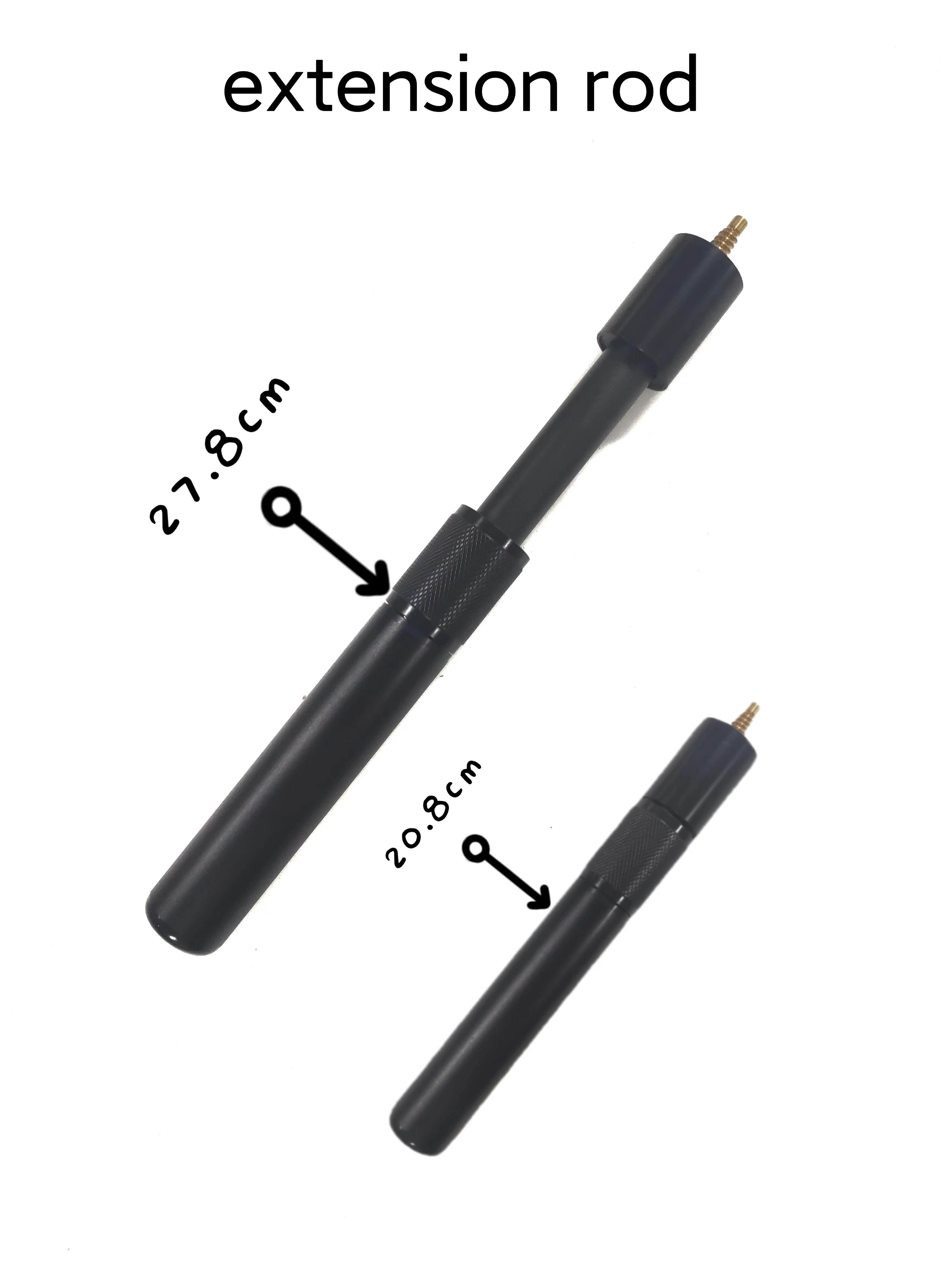 OMin Gunman Hand Made Superior Snooker Cue with Aluminium Telescopic Extension. Ash Wood Shaft, Ebony Shaft. 10mm Tip
