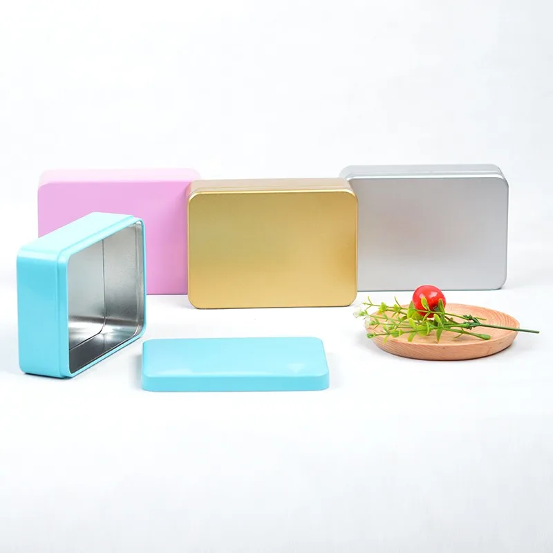 Unique Products to Sell Wholesale Multipurpose Red Tin Canisters Gift Card Tins Metal Box Container with Large Stock Ability