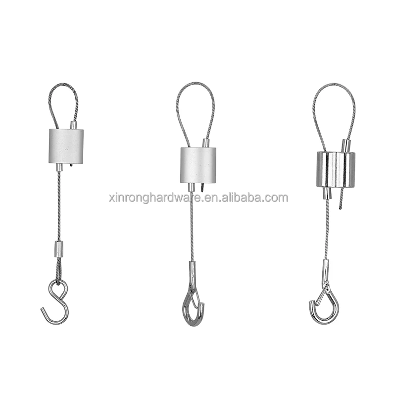 Factory supply ceiling suspended hanging kit wire rope gripper Cycle lock Cable Gripper and  looping cable Gripper