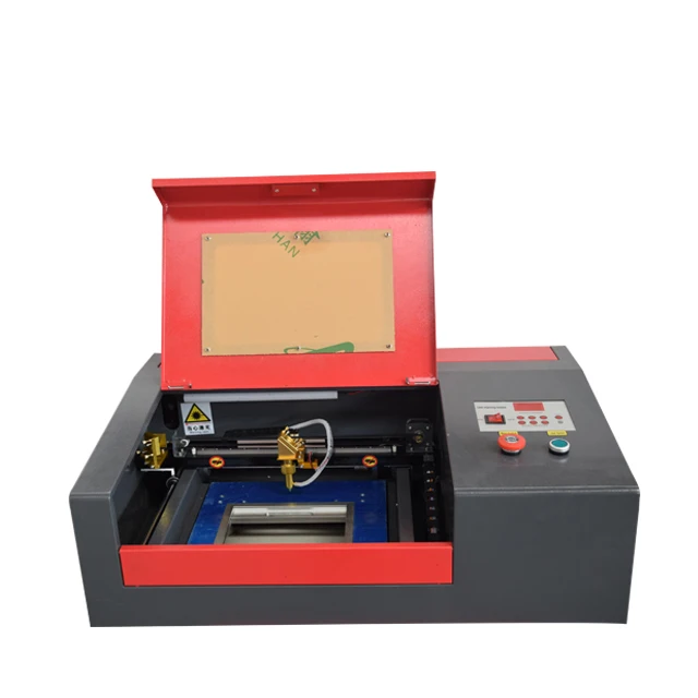 3020 New CO2 Laser Engraving Machine 40W Power 3D Design Wood Leather Glass Acrylic Stone Paper Plastic Rubber MDF RECIP Tube