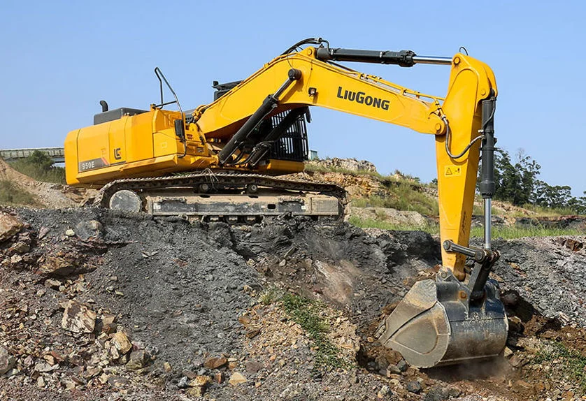 China Factory Mining Excavator 950E 50Ton Crawler Mining Excavator Cummins Engine on Sale