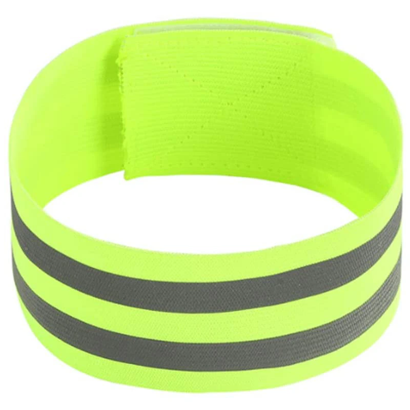 Adjustable Elastic Wrist Arm Ankle Band Running Reflective Wristband Armbands Safety Reflective Band With Hook and Loop