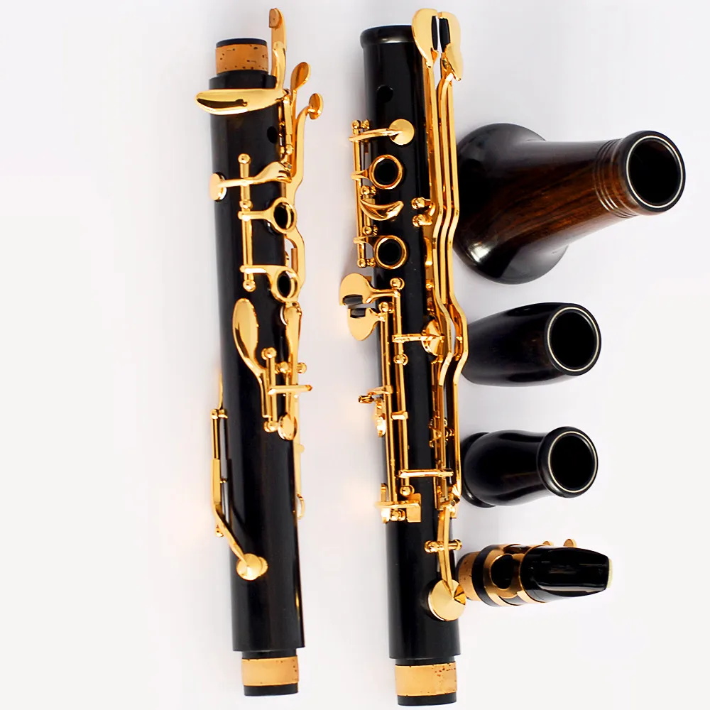 various fast delivery Bb A C G bass Clarinet low E low C ABS bakelite ebony rosewood clarinet instrument