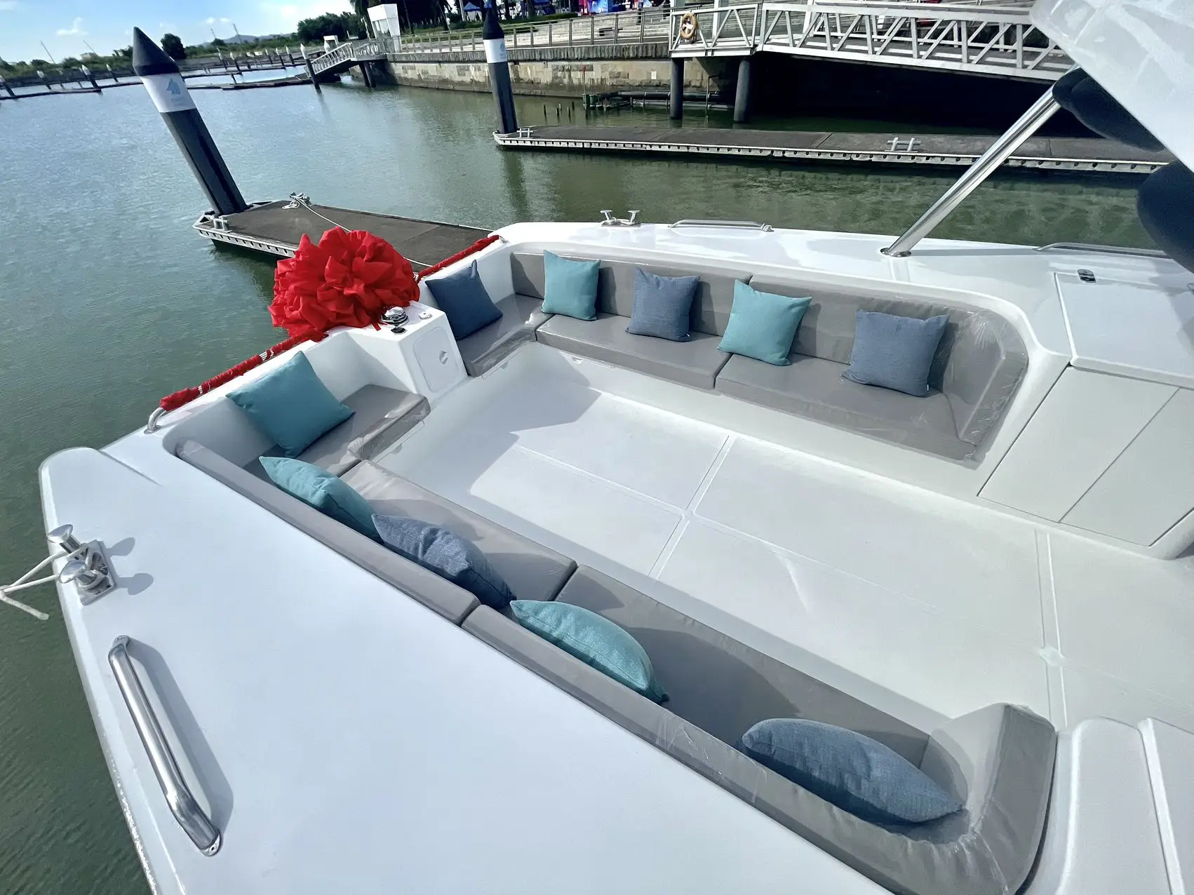 OEM Роскошная 40-футовая катамаран из алюминиевого сплава моторная яхта 12 36 м пассажирская рыбацкая лодка цветов по индивидуальному заказу