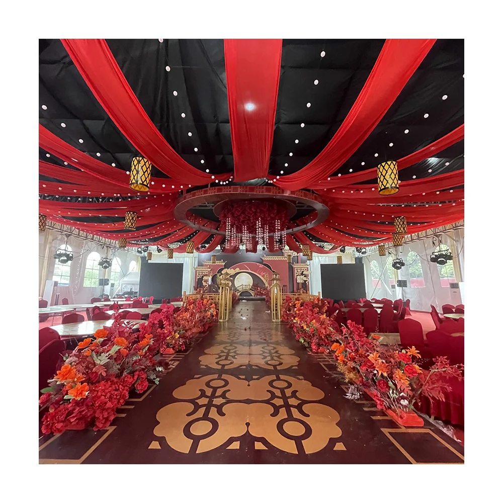 2023 New Design Custom size waterproof outdoor exhibition event wedding tent for wedding feast