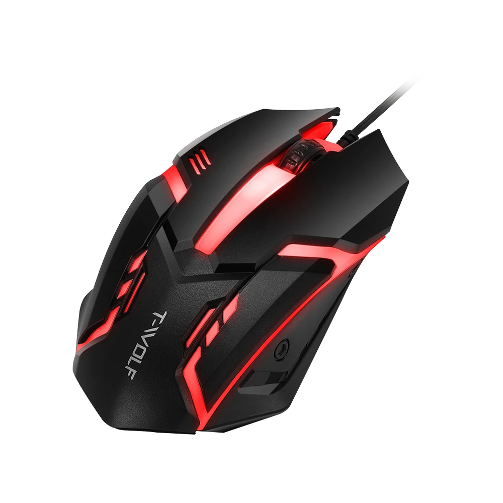 Top quality and good price keyboard and mouse backlight Led Colored Wired Gaming Keyboard And Mouse Set