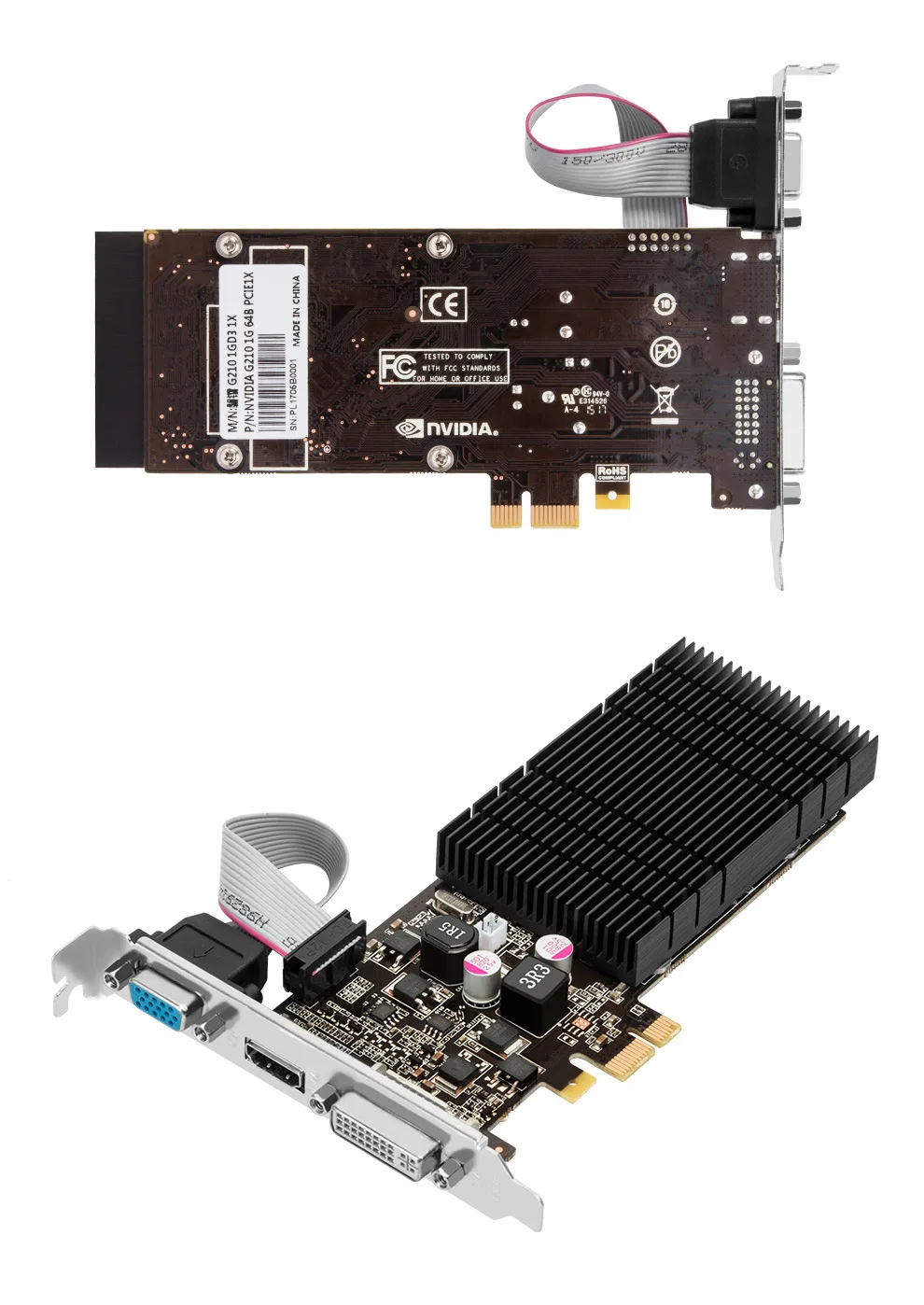 GT210 PCIE1X Graphics Card 1G 1X 1U2U  GT730 GTX750 Ti 960 VGA Card Support OEM