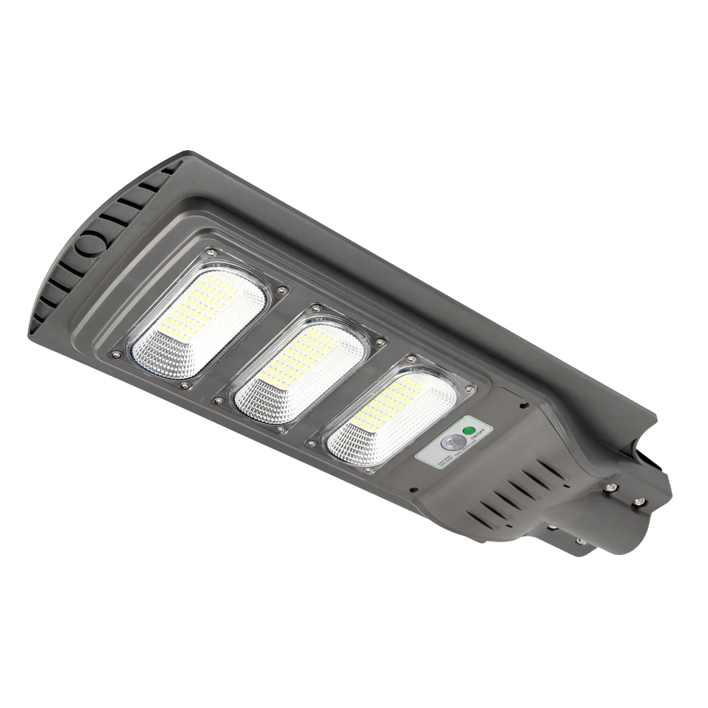 Easy install all in one solar led street light IP65 outdoor ABS housing with pole wholesale led prices list