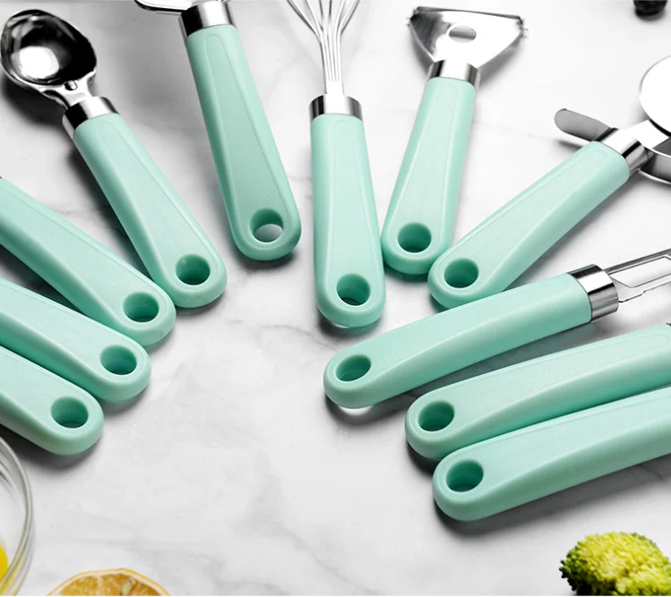 9pcs Stainless Steel Kitchen Accessories Tools Set Gadgets Paring Cheese Grater Cooking Utensils Kitchen Accessories