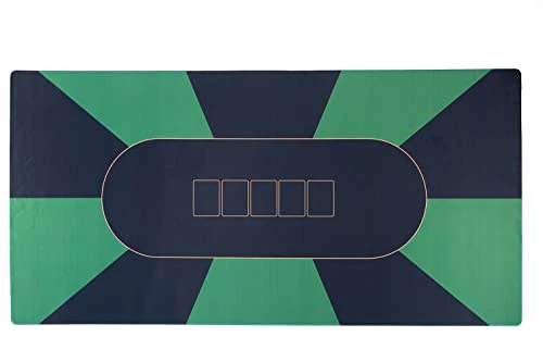 Складной нескользящий Настольный коврик для покера с сумкой переноски 47x24