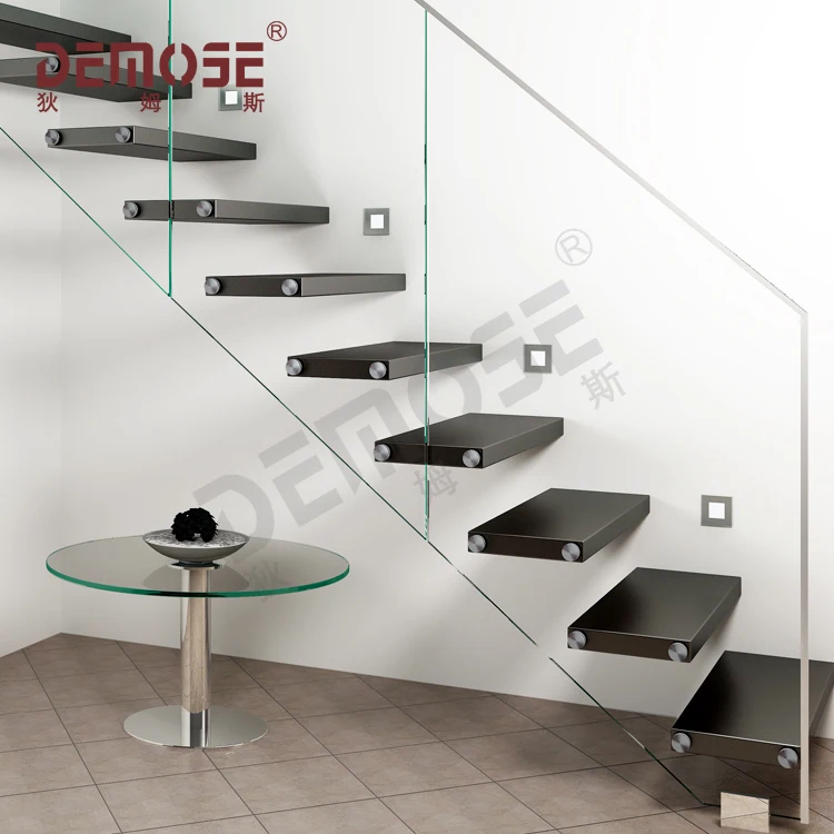 
DEMOSE simple glass and wood staircases 