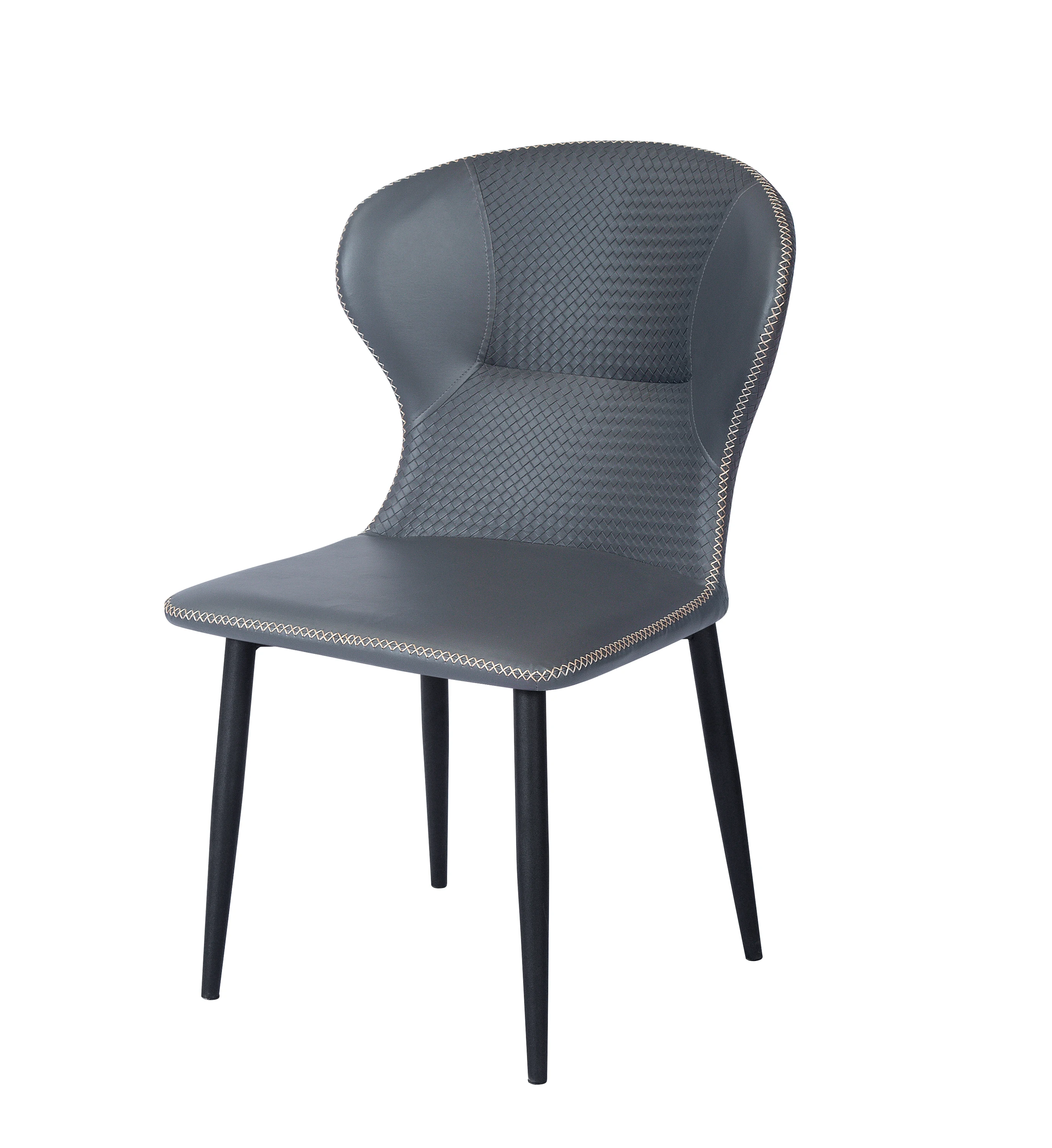 modern fashion low back black and gold rose furniture upholester kitchen chairs dining room chair white gold