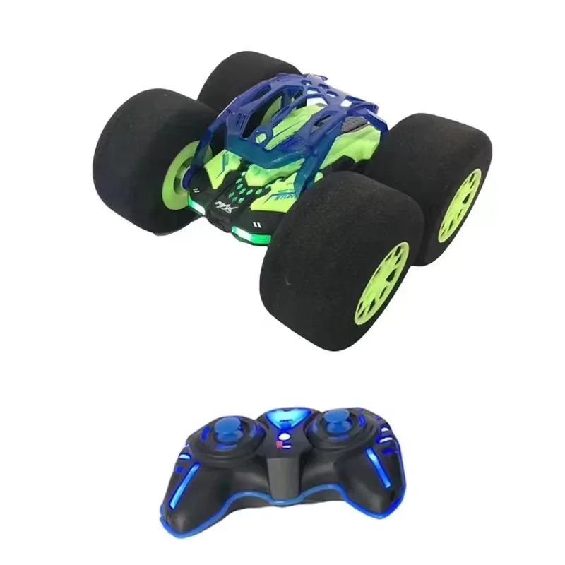 Big foam wheel rc car kids 2.4G Automatic climbing acrobatic car vehicle stunt remote control car toy