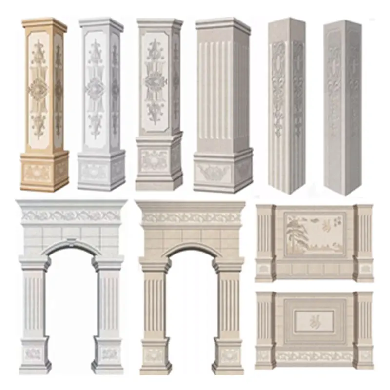 Популярные римские колонны формы для украшения