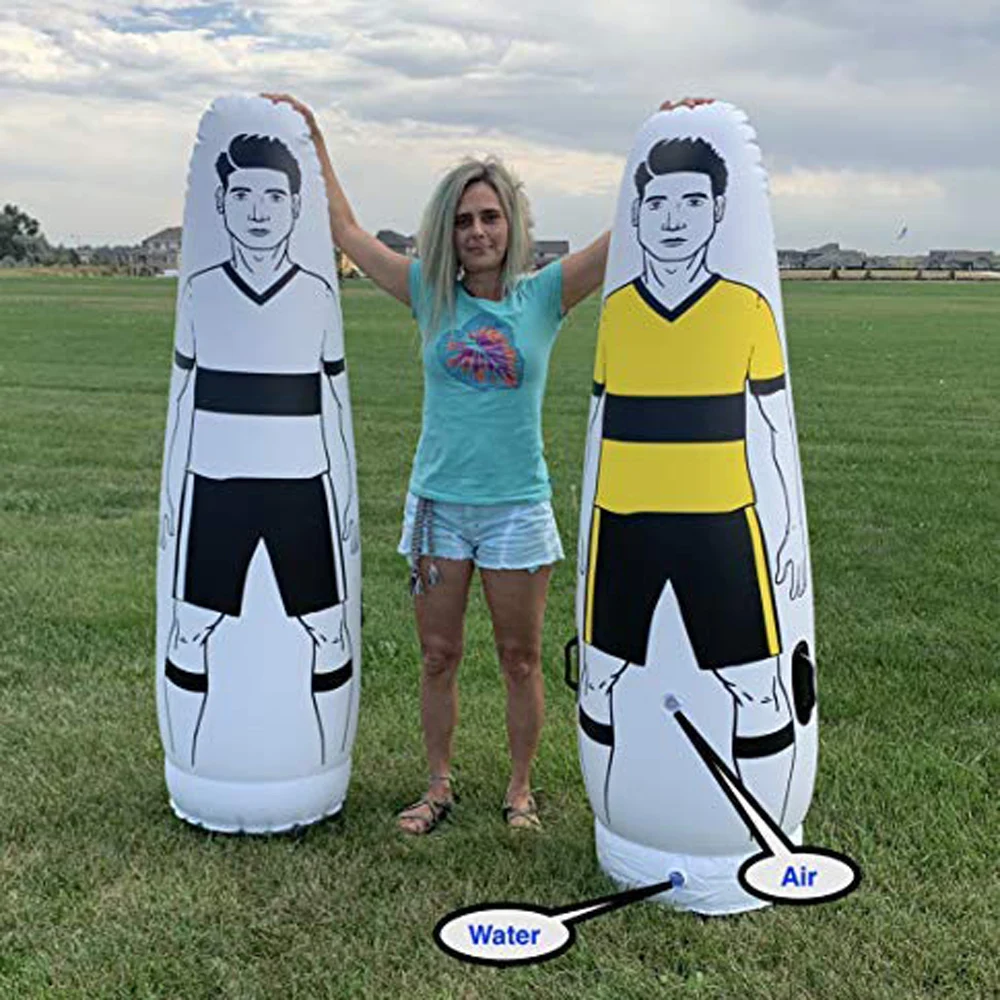 Soccer Inflatable Dummy Goalkeeper Defender Training Football Practice Tumbler Mannequin Shield soccer Dummies
