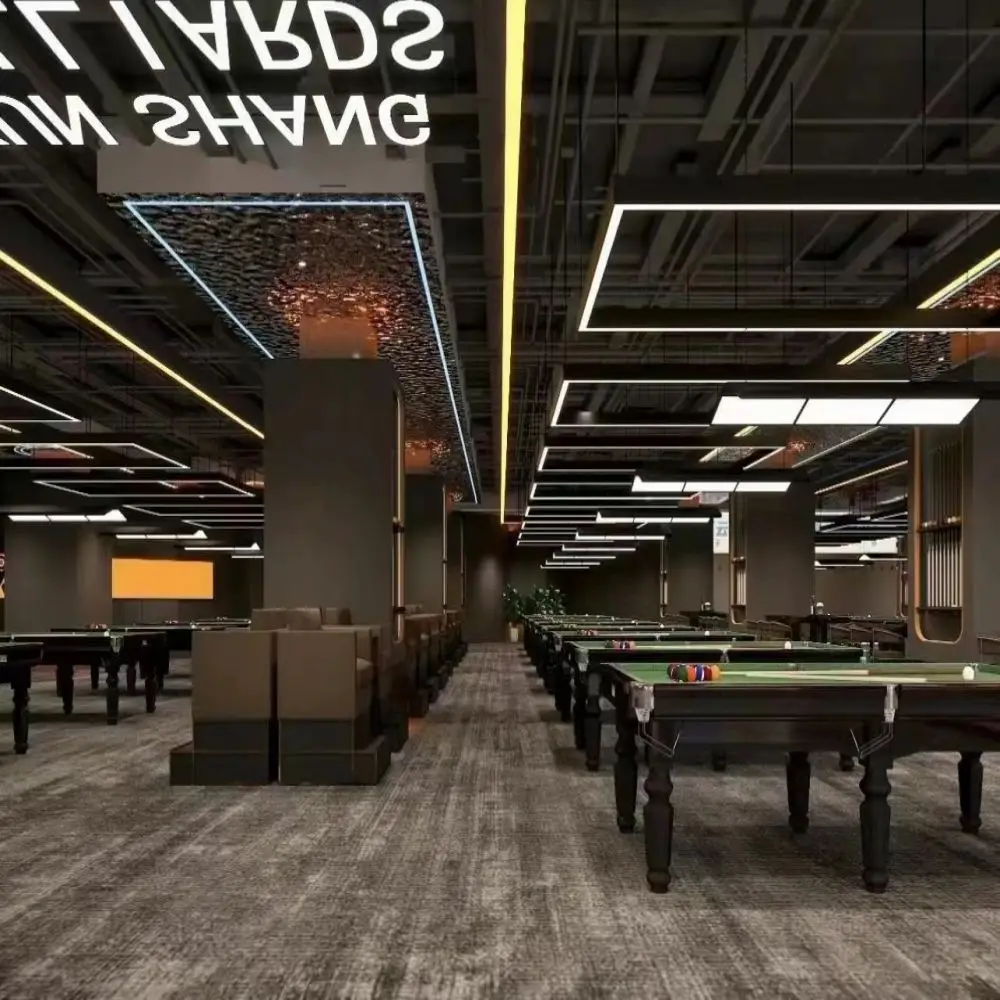 50mm * 75mm Pendant linear light LED strips Ideal for offices and exhibition spaces