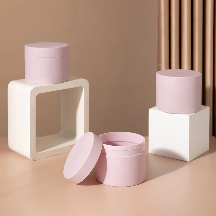 Jar Popular 500ml PP Skincare Jar Container For cleansing Balm Body Scrub Cleansing Salt Shea Butter Hair mask